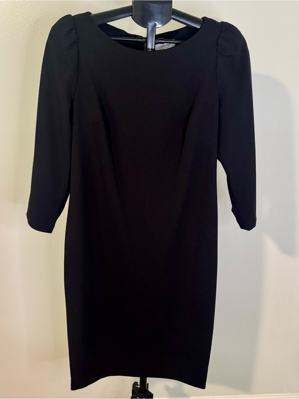 Calvin Klein Three-Quarter Sleeve Sheath Dress